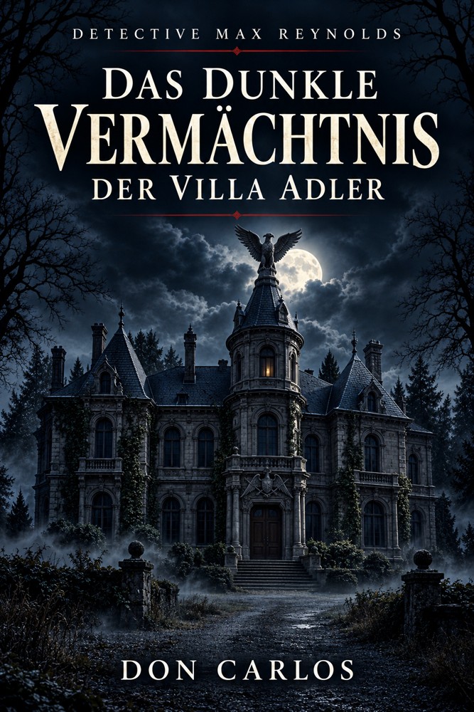 Buchcover – Das dunkle Vermächtnis der Villa Adler, zweite Auflage 2026